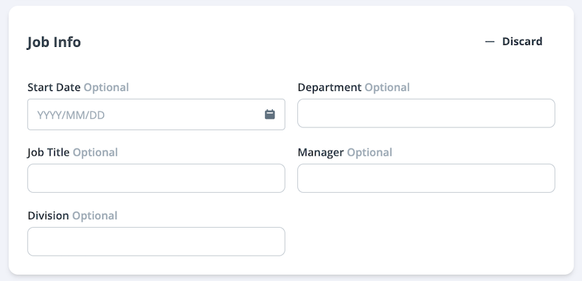 Employee Form